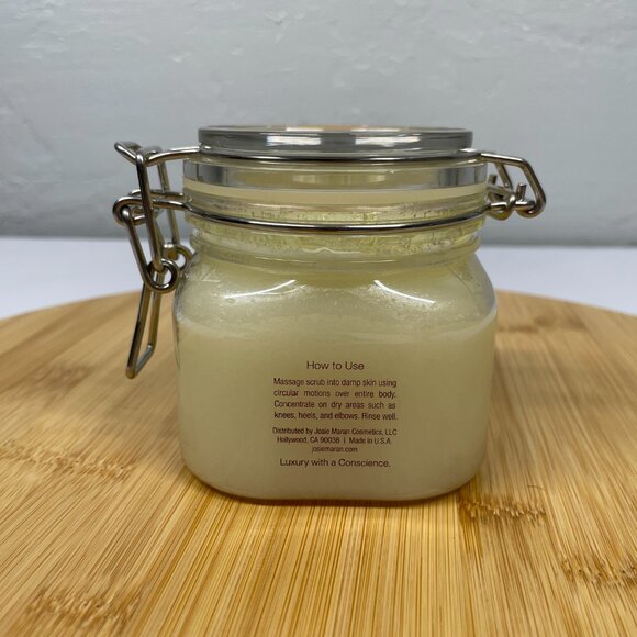 Josie Maran Whipped Argan Sugar Balm Body Scrub Strawberries Whipped Cream 10 oz - Picture 2 of 6